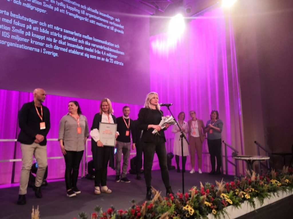 Operation Smile - vinnare årets Insamlare 2018 - Organisation